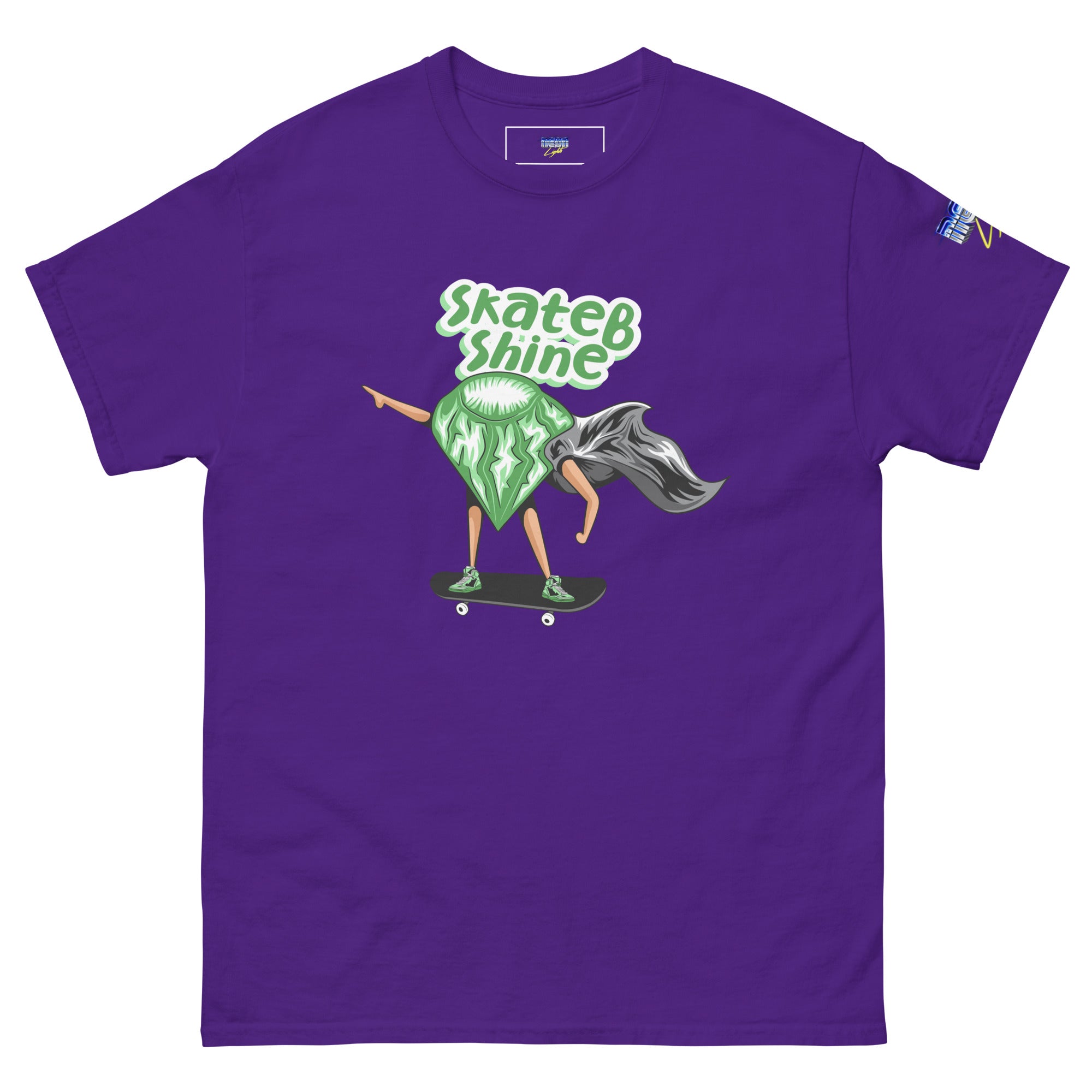 SkateB Shine x SitW T-Shirt – Roots of Black
