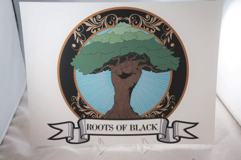 Roots of Black Tree Fine Art - Roots of Black