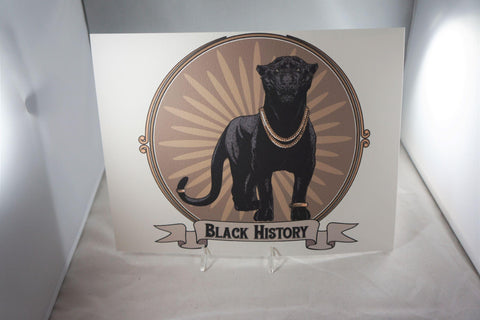 Black History Black Panther Fine Art - Roots of Black