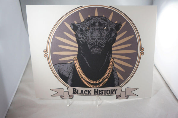 Black History Black Panther CU Fine Art – Roots of Black