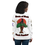 Roots of Black Panther Bomber Jacket White