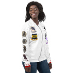 Roots of Black Panther Bomber Jacket White