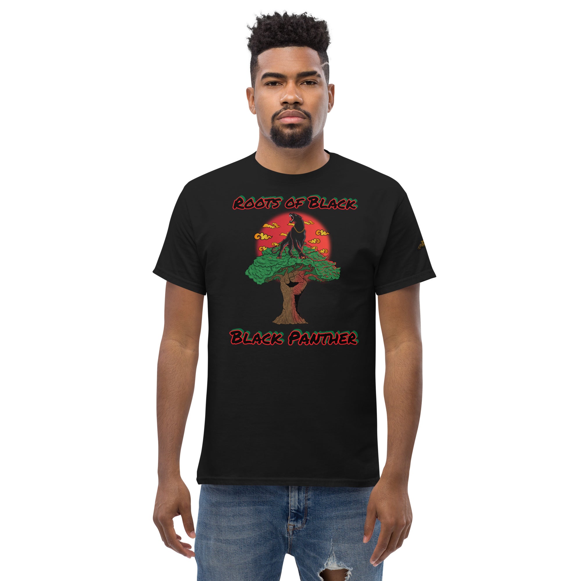 Roots of Black Tree Black Panther T-Shirt