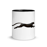 Black Cheetah Mug with Color Inside - Roots of Black