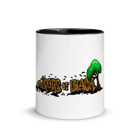Roots of Black Mug with Color Inside - Roots of Black