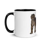 Black Orange Tiger Mug with Color Inside - Roots of Black