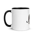 Black Lion Mug with Color Inside - Roots of Black