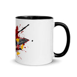 Red Tail Mug with Color Inside - Roots of Black