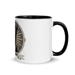 Black History Black Panther CU Mug with Color Inside - Roots of Black