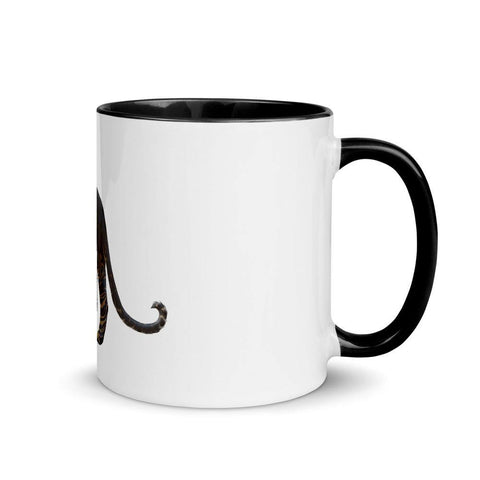 Black Orange Tiger Mug with Color Inside - Roots of Black