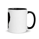 Black Lion Mug with Color Inside - Roots of Black