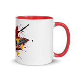 Red Tail Mug with Color Inside - Roots of Black