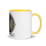 Black History Black Panther CU Mug with Color Inside - Roots of Black