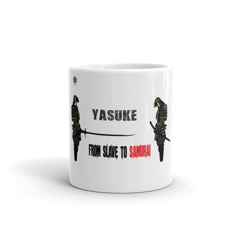 Yasuke From Slave to Samurai White glossy mug - Roots of Black