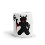 Yaskue Noir Samurai White Glossy Mug - Roots of Black