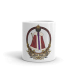 Black Reign White glossy mug - Roots of Black