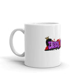 Black Reign Graffiti White glossy mug - Roots of Black