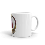 Black Reign White glossy mug - Roots of Black