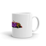 Black Reign Graffiti White glossy mug - Roots of Black