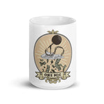 One Mic White Glossy Mug - Roots of Black