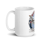 Red Tail Squadron White Glossy Mug - Roots of Black