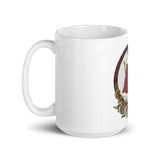 Black Reign White glossy mug - Roots of Black