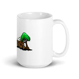 Roots of Black White glossy mug - Roots of Black