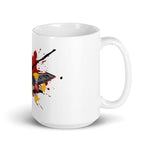 Red Tail White Glossy Mug - Roots of Black