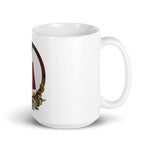 Black Reign White glossy mug - Roots of Black