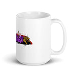 Black Reign Graffiti White glossy mug - Roots of Black